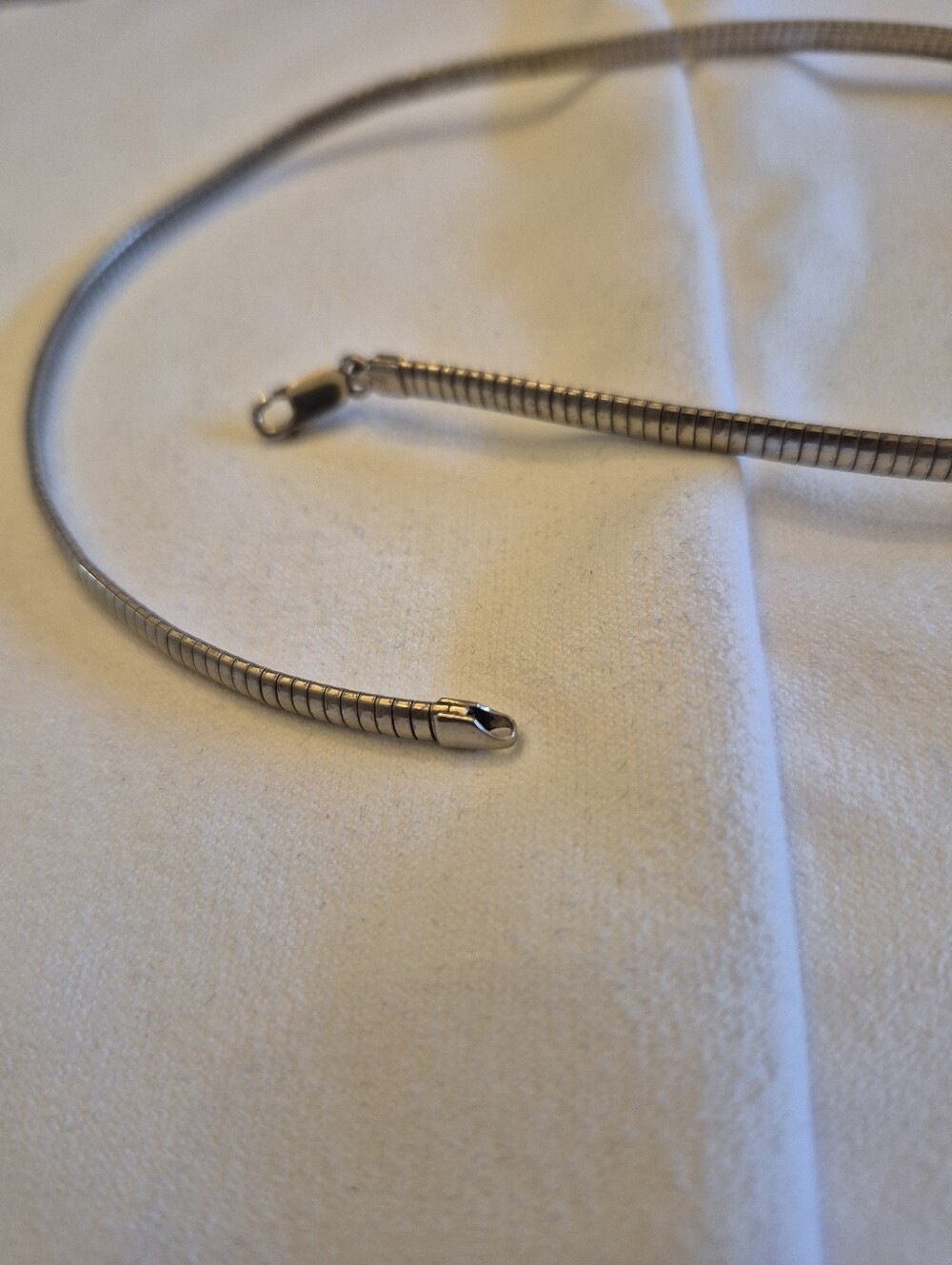 925 silver Omega flexible necklace